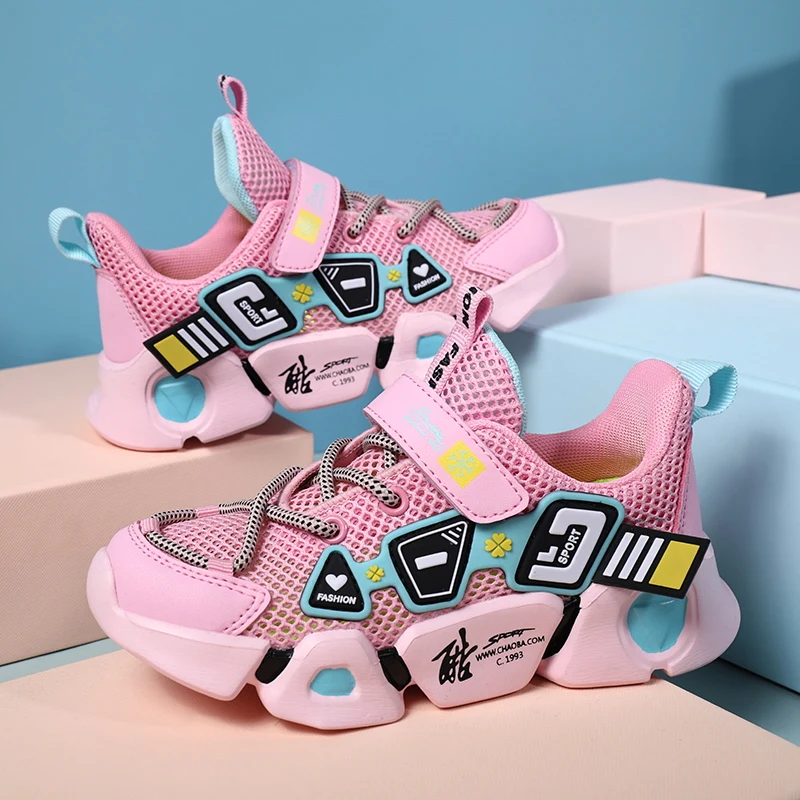 Кроссовки детские для мальчиков и девочек дышащая сетчатая обувь кроссовки