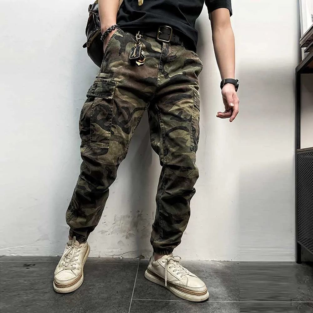 Autumn Baggy Cargo Pants Military Army Style Men Casual Tactican Trousers Streetwear Japan Harem Joggers Clothing