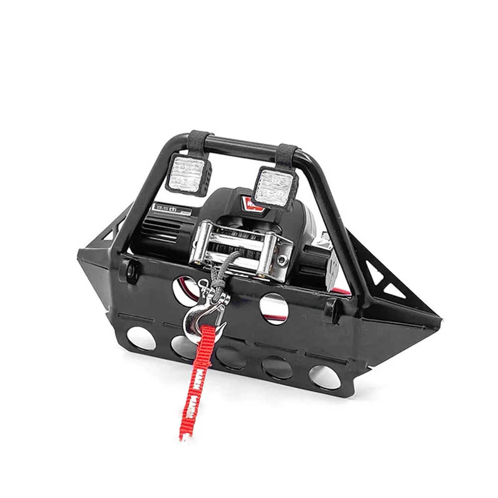 

Металлический передний бампер и прожектор для AXIAL SCX10 III, запчасти для радиоуправляемых гусеничных машин, передний бампер с/без прожектора