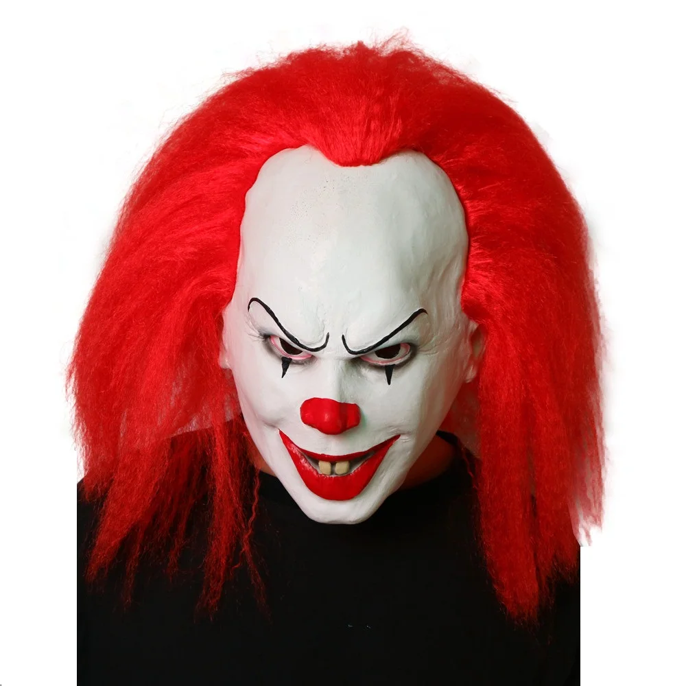 Стивен Кингс это Pennywise маски из него фильмы ужасов Slasher смайлик Джокер Джинкс