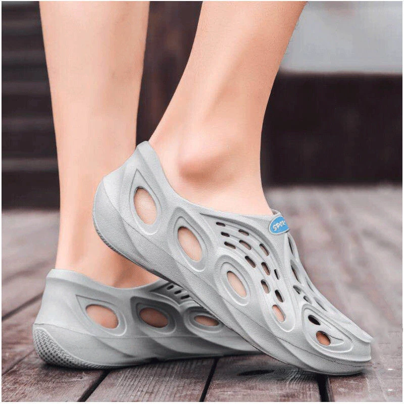 

Summer Casual Shoes Men's Sandals Soft Mesh Beach Slippers Men's Swimming Sandals Foam Runners Comfortable Flip-Flops