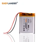 503445 3,7 v литий-ионная аккумуляторная батарея полимерная литиевая батарея 3,7 V 900MAH для mp3 mp4 mp5 phone recorder 053445 503443