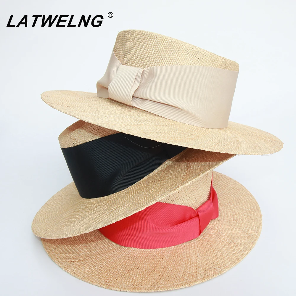 Модная женская летняя шляпа с кольцом бежевая пляжная изображением сокровищ