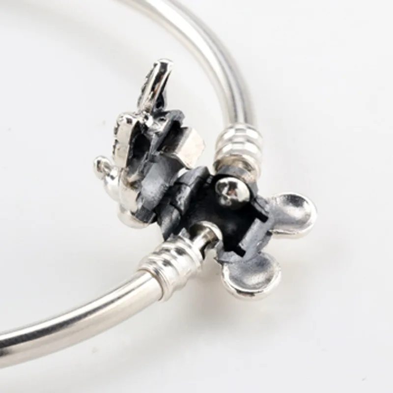 

Amas Valentine TOP SALE Authentic 100% 925 Sterling Silver Lovely Minnie Original Bangle & Bracelet For Girlfriend