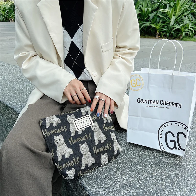 

Large Women Leopard Cosmetic Bag Canvas Waterproof Zipper Make Up Bag Travel Washing Makeup Organizer Beauty Cas Bags