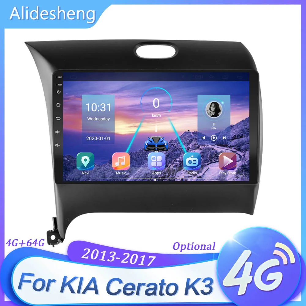 Для кіа CERATO K3 Форте 2013 - 2017 Android 9 1 автомобильный мультимедийный плеер навигации 4G +