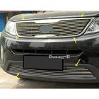 Для Kia Sorento 2013 2014 автомобильный детектор, металлический корпус, номерной знак, обшивка, гоночная сетка, гриль, решетка, капоты, панель, рама, литье деталей