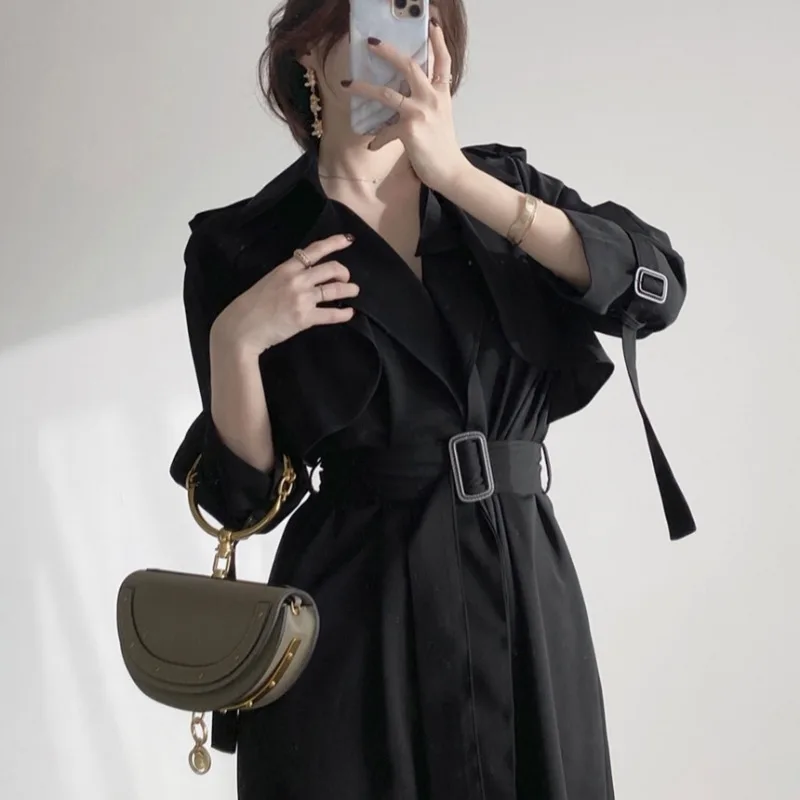 

Женское длинное платье во французском стиле, элегантное и тонкое приталенное ретро-платье на шнуровке, 2021