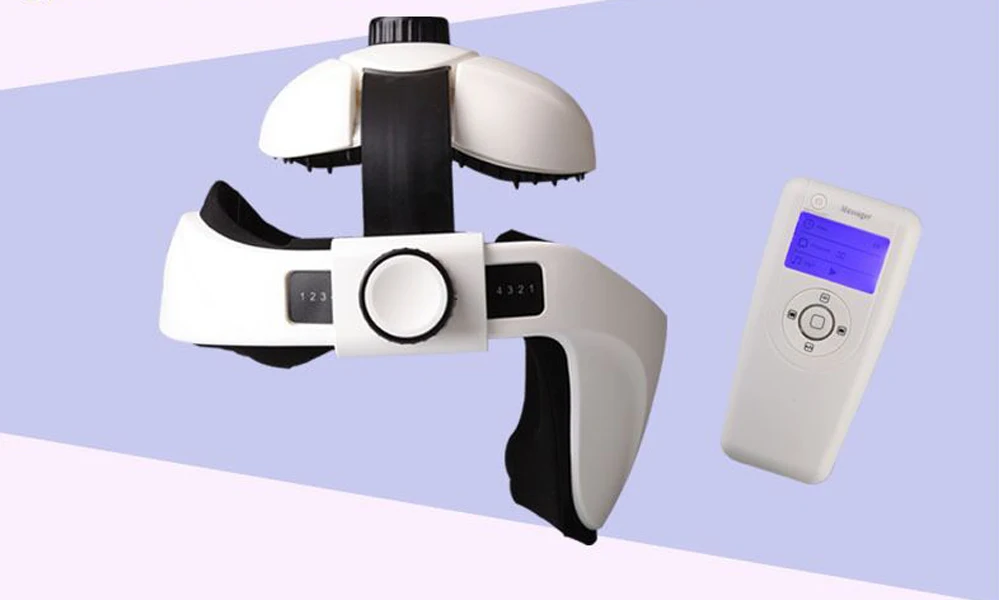 Массажер для головы Электрический многофункциональный с вибрацией и давлением