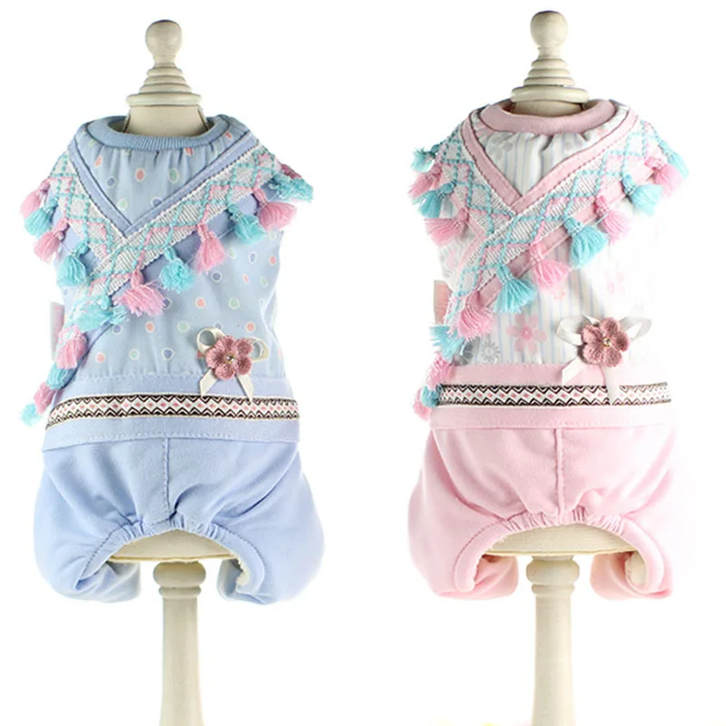 Комбинезон для собак на осень и зиму супертеплая одежда домашних животных с