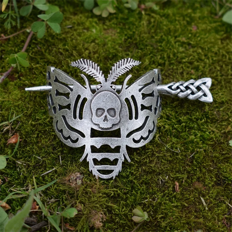Wicca Celtics омертвевшая головка моли шпилька женские ювелирные изделия | Украшения и