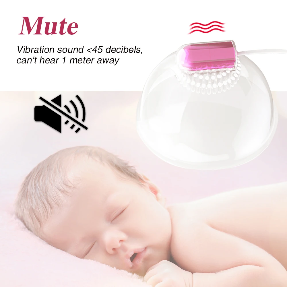 Nipple Suction Cup Vibrator Tongue Lick 18 Speeds Electric Breast Pump Enlarge Massager Sex Toy for Woman | Красота и здоровье