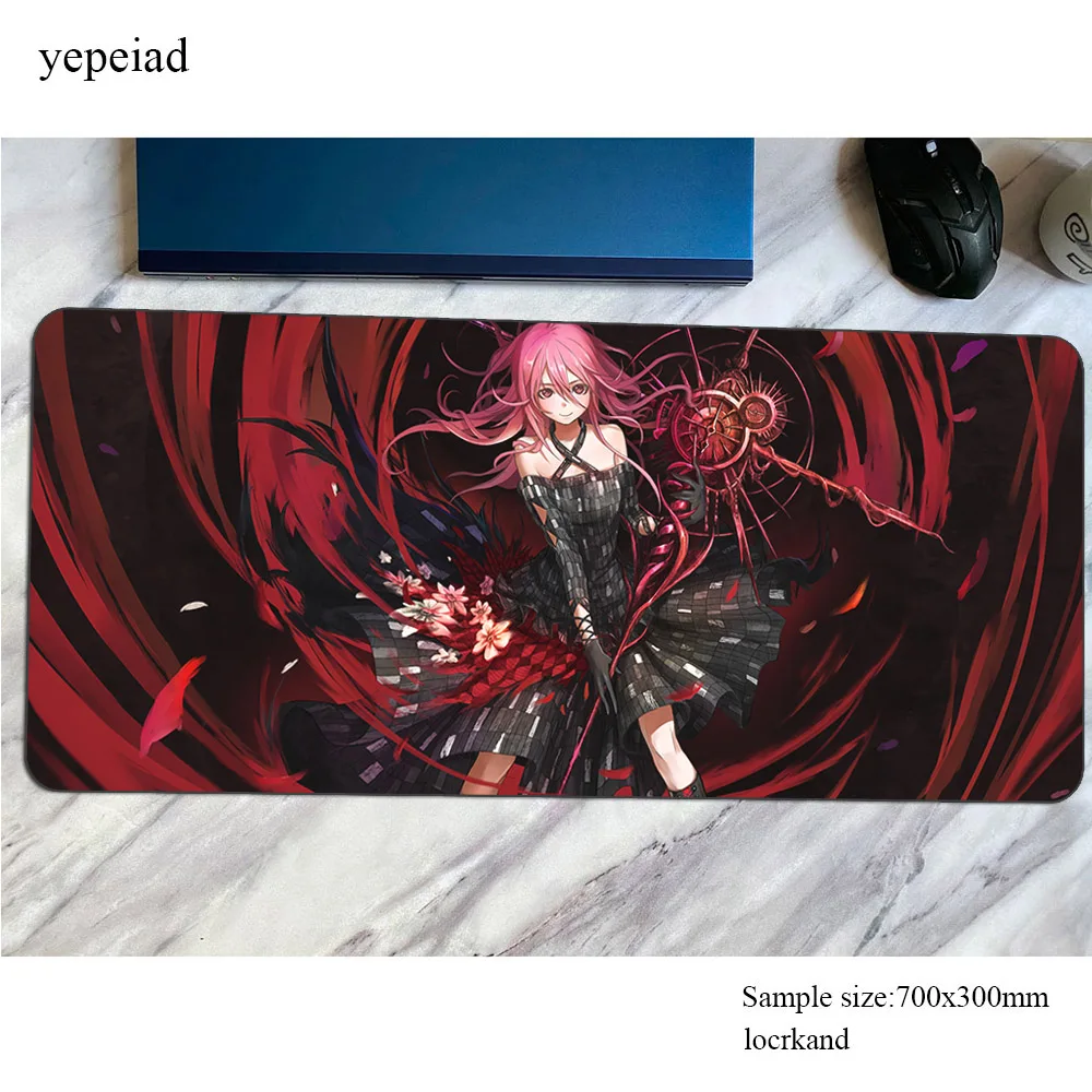 Guilty Crown mouse pad gamer 3d gaming mousepad 900x400x3mm notbook desk mat Fashion padmouse games pc mats gamepad | Компьютеры и