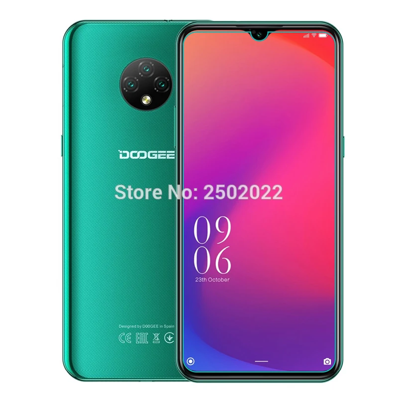 

tempered glass for doogee x95 6.52" glass screen protector 9h protective scratch proof phone film for doogee x95 glass cover