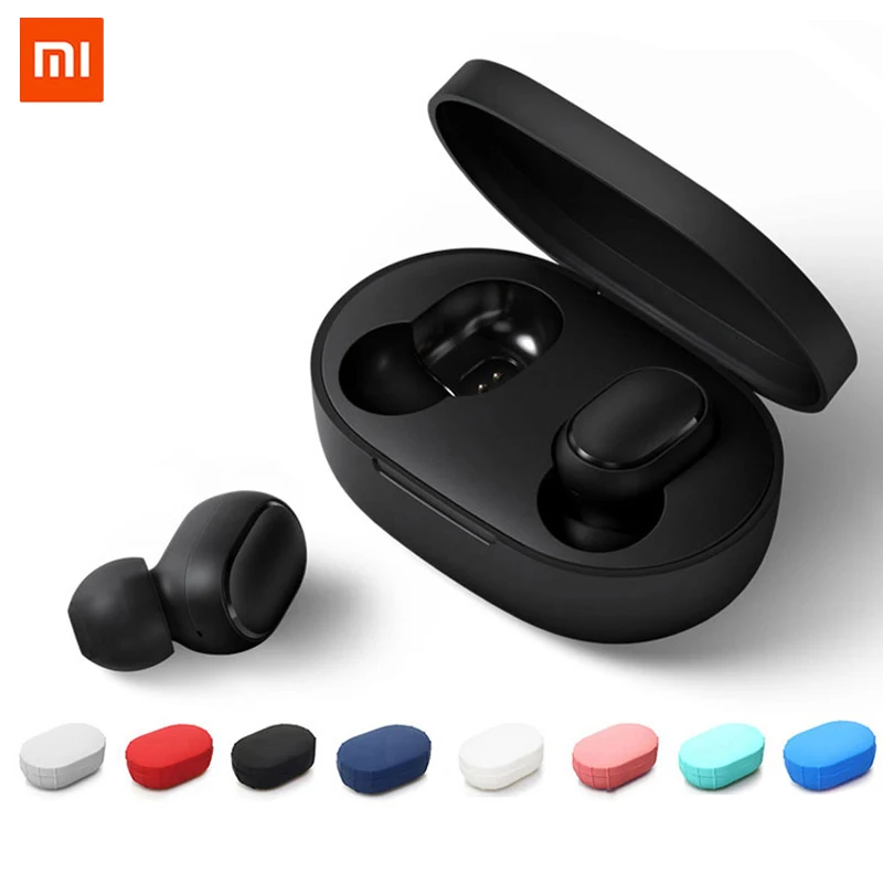 Xiaomi Redmi наушники стерео бас Bluetooth 5 0 с микрофоном Хэндс фри беспроводные AI