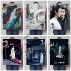 Холщовая картина Chen Qingling Xiao Zhan Wang Yibo, настенное искусство, скандинавские плакаты и принты, украшение комнаты, картины, домашний декор, подарок