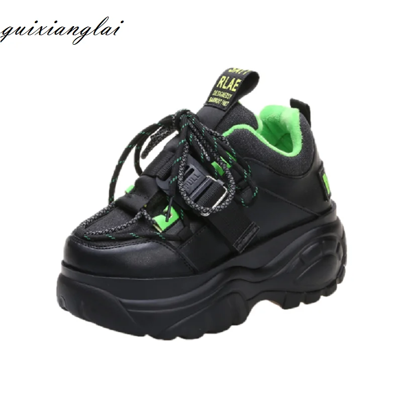 Туфли на платформе Скрытый каблук увеличивающий рост туфли лодочки 2020 Sell