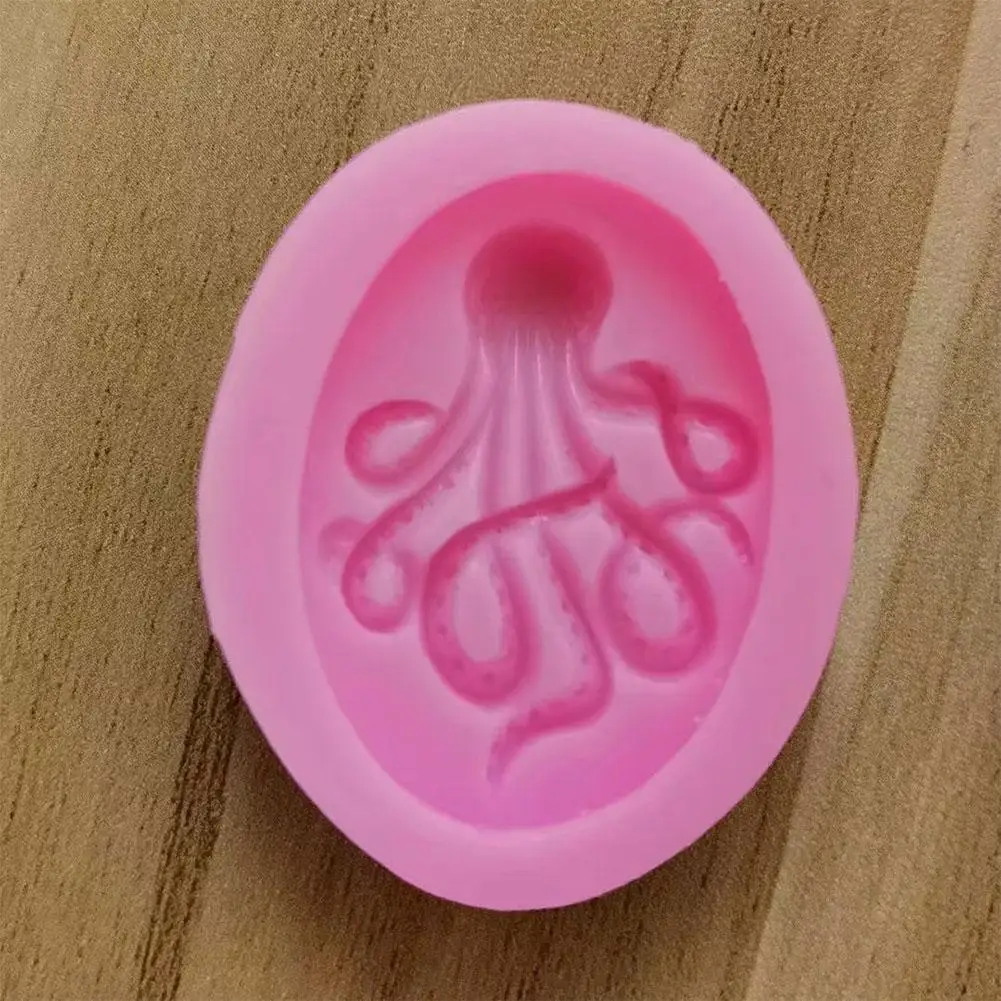 Гаджеты формы для помадки форма в виде осьминога силиконовая Полимерная глина