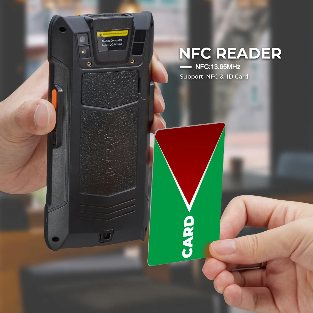 ISSYZONEPOS Прочный Android PDA 4G Портативный pos-терминал 1D 2D NFC считыватель штрих-кодов беспроводной сканер штрих-кодов устройство сбора данных через WiFi