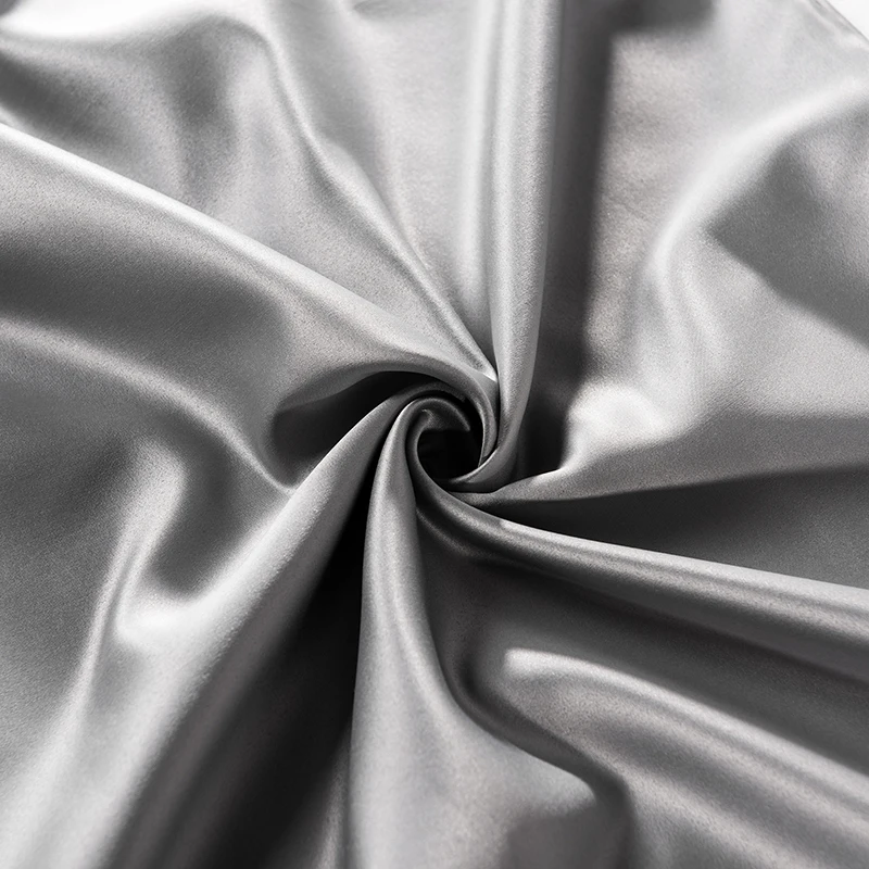 

1 Pair 2Pcs Silk Satin Pillowcase Cushion Cover Solid Color Silk Pillowslip Pillow Cover Home Supplies Smooth Pillow Case Cover