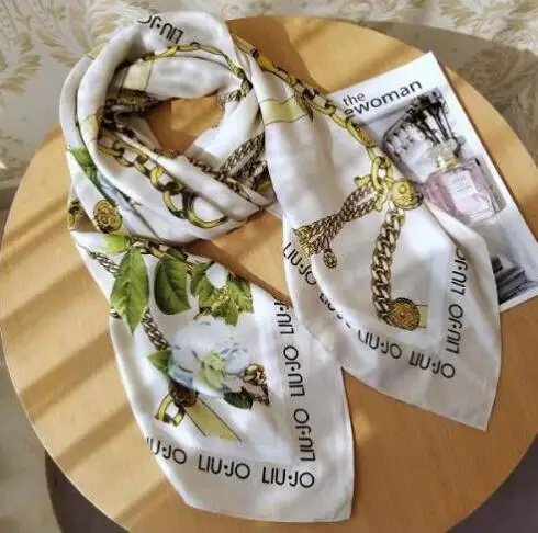 Итальянский модный Бренд Liu женские шарфы, высокое качество летние шарфы шарф