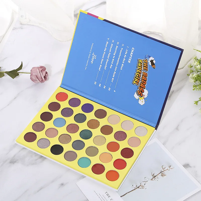 Очаровательная палитра теней для век 35 цветов макияжа матовая жемчужная