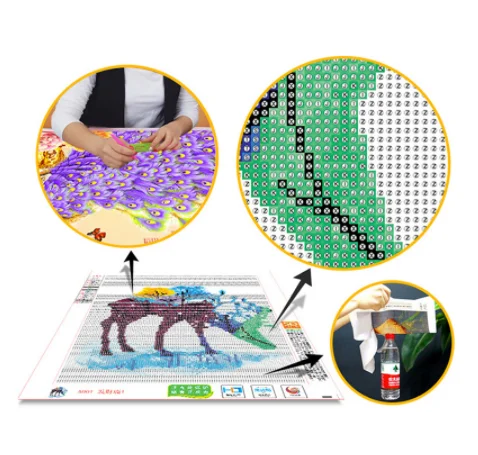 

Unicorn Full Square Stones Animal Diamond Embroidery 5D Diamond Painting Diamond Mosaic Cross Stitch Diamont Home Decor DIY