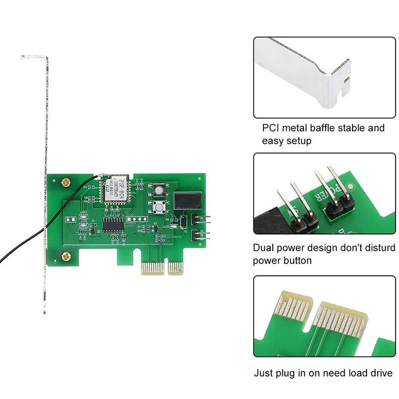 Для EWeLink Mini PCI-E Настольный ПК Пульт дистанционного управления Переключатель