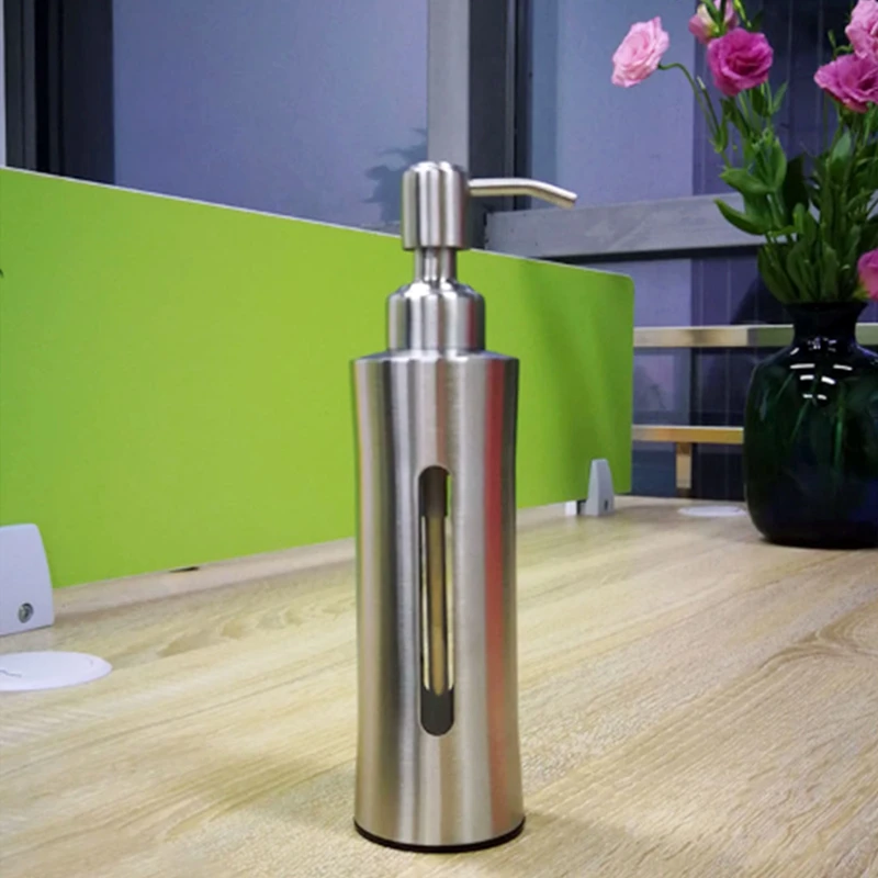 

Hand Soap Dispenser, 7Oz / 200 Ml Stainless Steel Soap Dispenser, Refillable Kitchen Soap Dispenser for Essential Oil