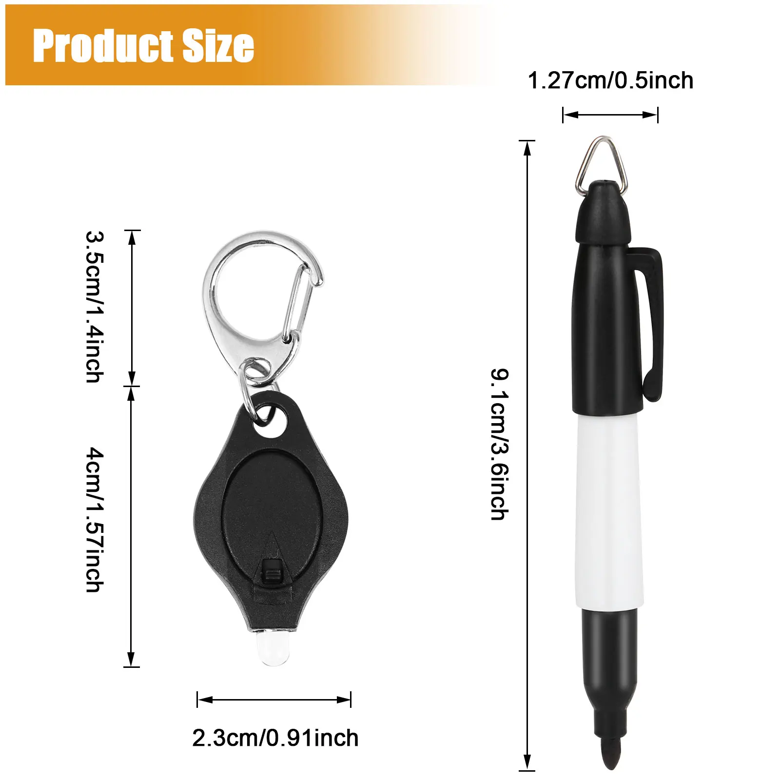 

Mini LED Flashlight Keychain Portable Keyring Light Torch Key Chain Emergency Camping Lamp Backpack Light