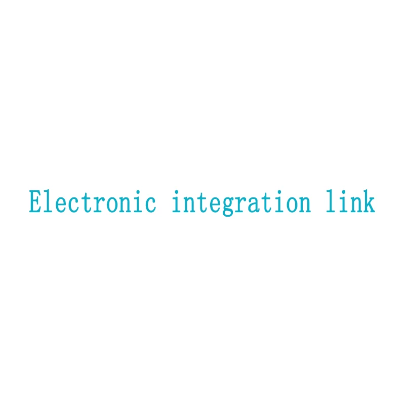 

Electronic integration link