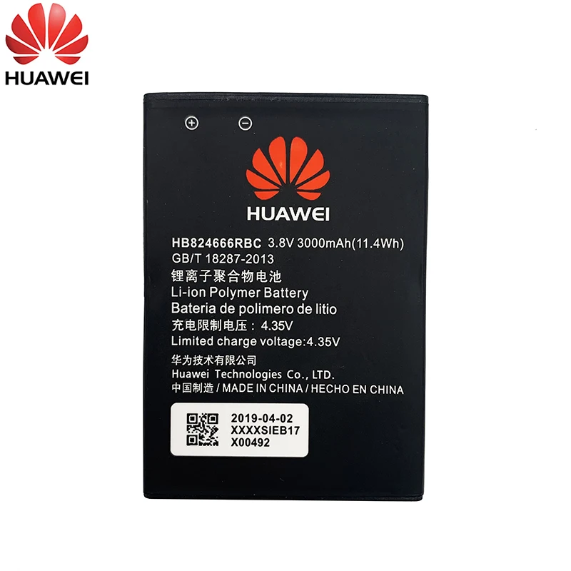 100% Оригинальный аккумулятор Hua Wei HB824666RBC с реальной емкостью 3000 мАч для Huawei