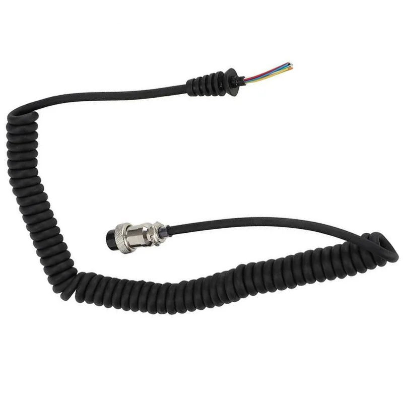 

8 Pin Microphone Black Cable Line Cord For Kenwood TM-241 731A 631A 201A 401A