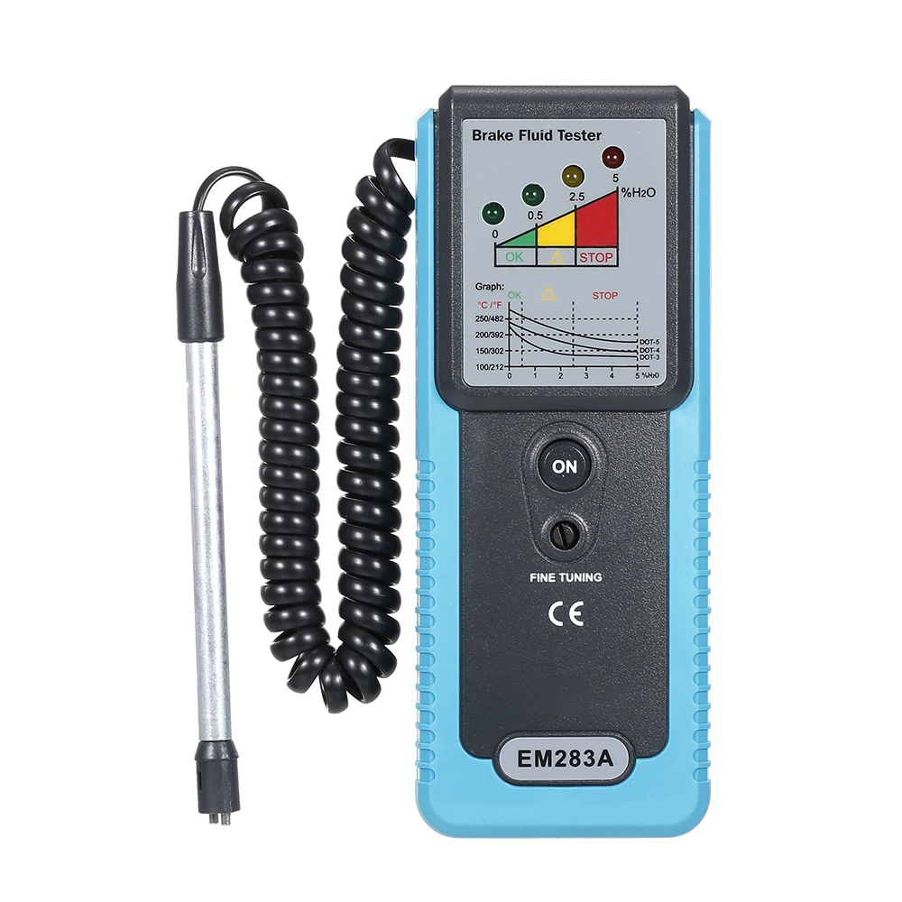 Автомобильный тестер тормозной жидкости для определения влажности масла и воды