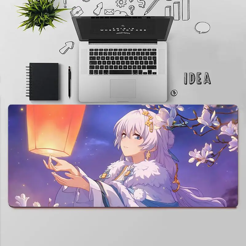 

YNDFCNB Honkai impact the 3rd girl MousePads Computer Laptop Anime Mouse Mat Free Shipping Large Mouse Pad Keyboards Mat