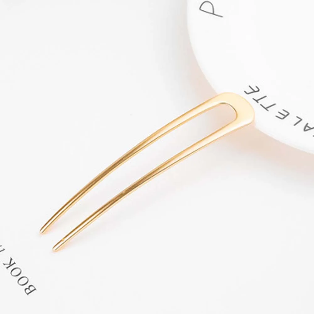 Женская u-образная Винтажная заколка для волос в японском стиле из