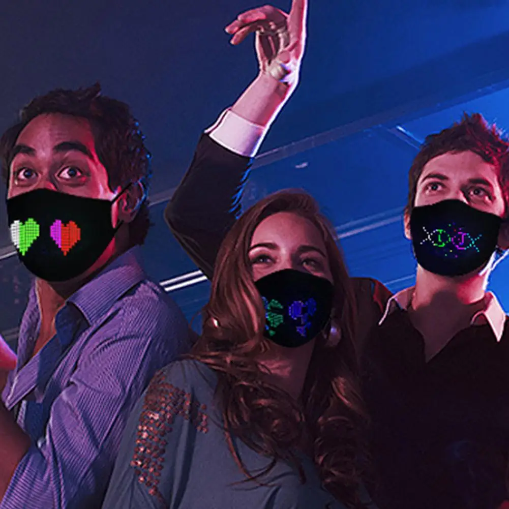 Унисекс зарядка через USB программируемый люминесцентный bluetooth соединение DIY