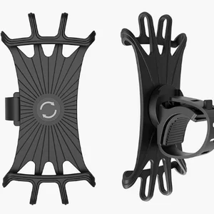 universal bicycle mobile phone holder silicone motorcycle bike handlebar stand mount bracket mount phone holder for iphone free global shipping