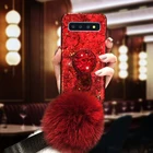 Чехол для Samsung S20 FE S10 S9 S8 Plus Note 20 Ultra 10 9Plus A50 A70 A90 5G A51 A71 A11 A21 A21S A31, с золотой фольгой