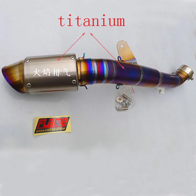 

Handmade custom motorcycle modified titanium alloy exhaust pipe super large escape moto slip on for cbr1000rr 08-16 years