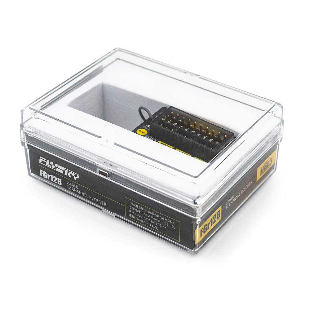 Радиочастотный приемник FlySky FGr12B 2 4G 12CH PWM PPM i-bus для передатчиков AFHDS3