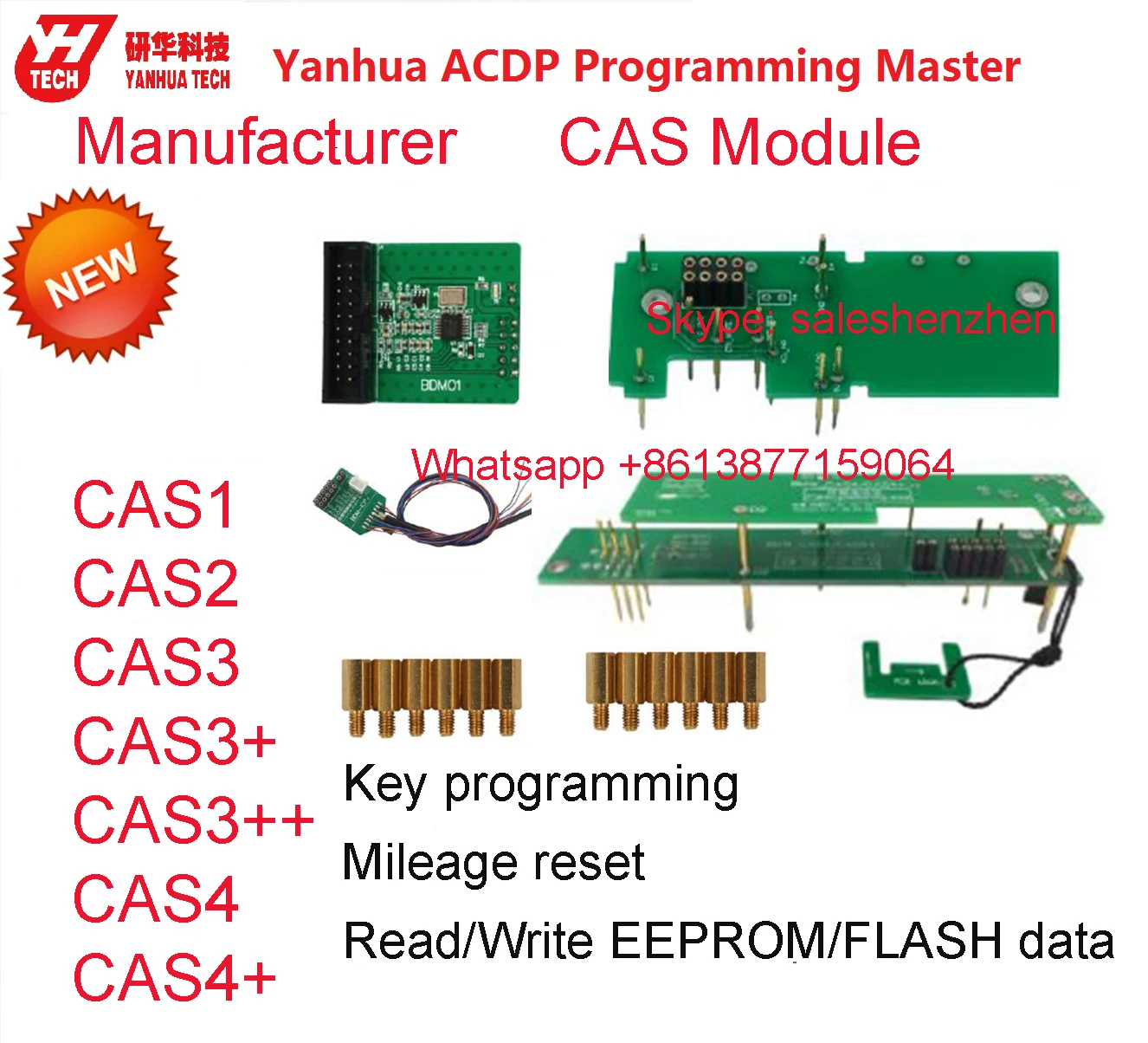 Новейший ключевой программатор для BMW Полная серия CAS FEM BDC is код all key lost Yanhua Mini ACDP
