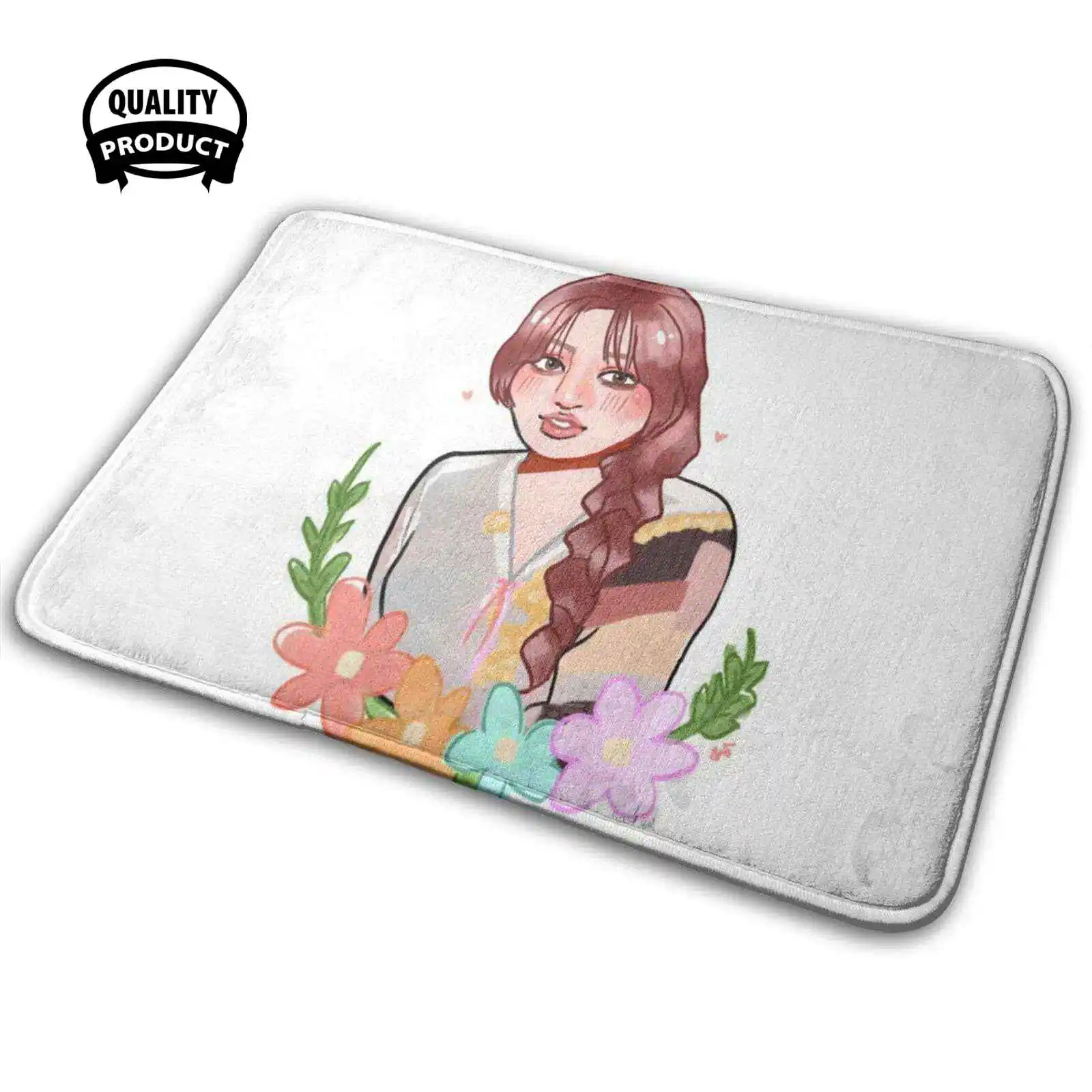 Еще N More Jihyo мягкие интересные комнатные товары ковер парк дважды Kpop Fanart аниме