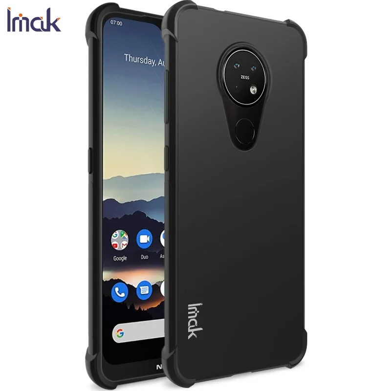 Чехол IMAK Для Nokia 7 2 противоударный силиконовый мягкий прозрачный чехол из ТПУ для