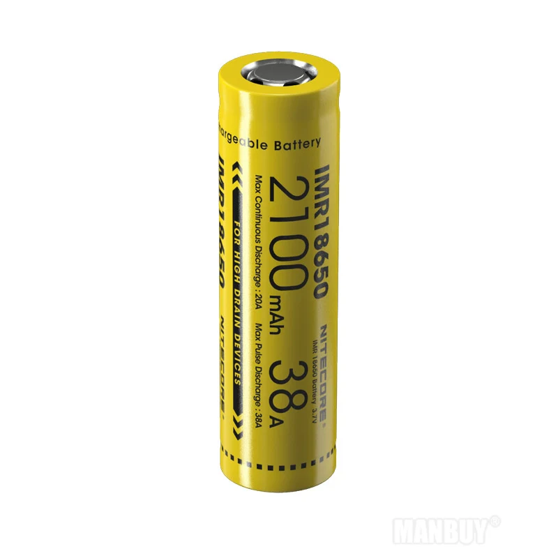 Новинка перезаряжаемая литий-ионная батарея NITECORE IMR18650 3 7 в 2100/2500/2600/3100 мА/ч 30 А/35