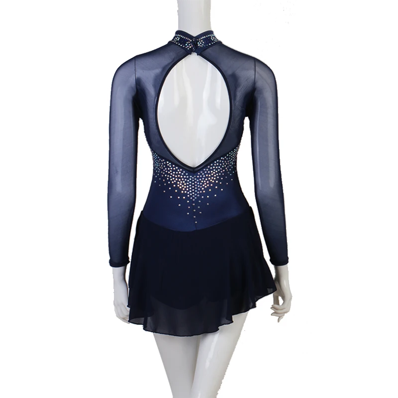 Платье для фигурного катания женщин и девочек платье костюм гимнастики на заказ