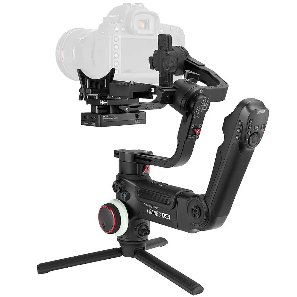Zhiyun кран 3 лабораторный кран 2 Обновление версии 3-осевой карданный стабилизатор для DSLR камер, 1080 P Full HD Беспроводная передача изображения