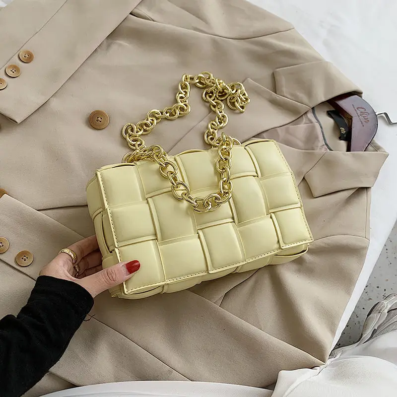 

Woven bag Casual Crossbody Bags For Women 2021 Luxury Handbag Brand Bolsa Feminina Leather Shoulder Bags Ladies sac a main