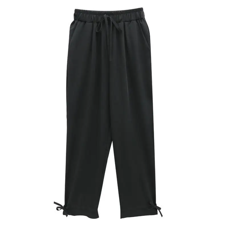 

Harem Pants Women Ulzzang New Summer High Waist Simple Elegant All-match Femme Pant Fashion Oversize Daily Chic Womens Trousers