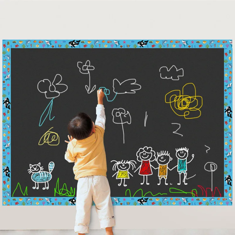 Необычная необычная Съемная доска размером 200x30 см Виниловая наклейка на стену